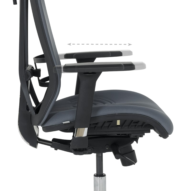 Ергономичен офис стол Carmen COTIA тъмносив